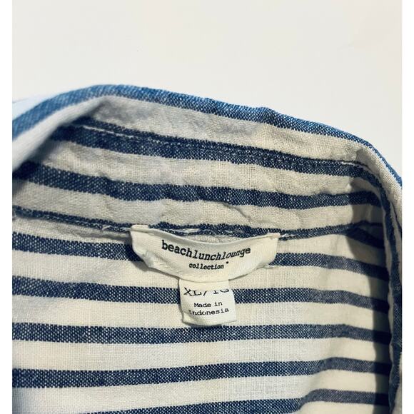 Beach lunch lounge Linen top - Picture 3 of 6